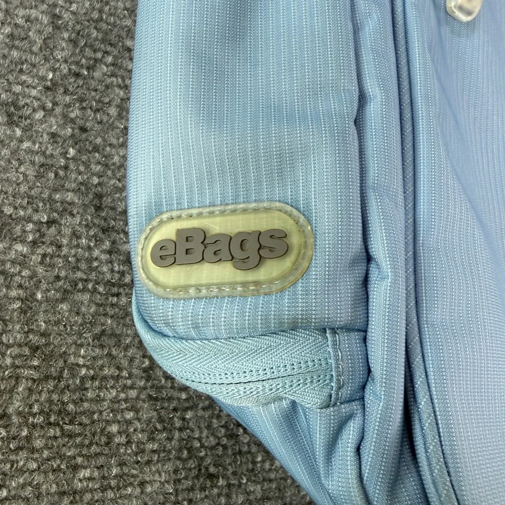 eBags Crossbody Messenger Bag Unisex Large Nylon Light Blue Tech Bag Gorpcore